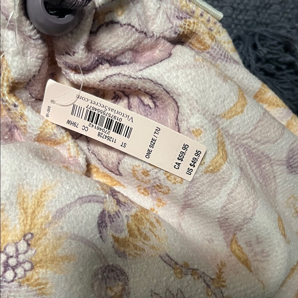 NWT Victoria's Secret Lavender Floral Backpack - Picture 5 of 10
